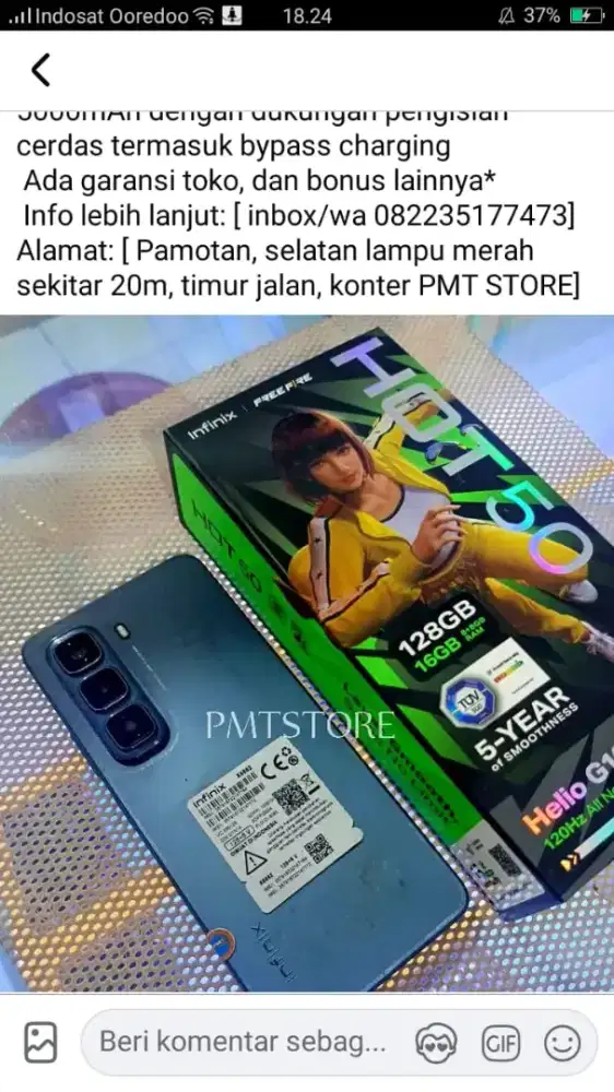 Infinix hot 50 8/128