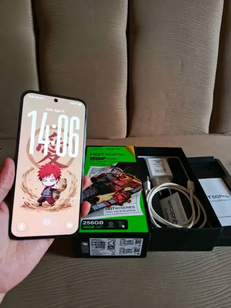 Infinix hot 60 pro Ram 8+8/256Gb Fullset