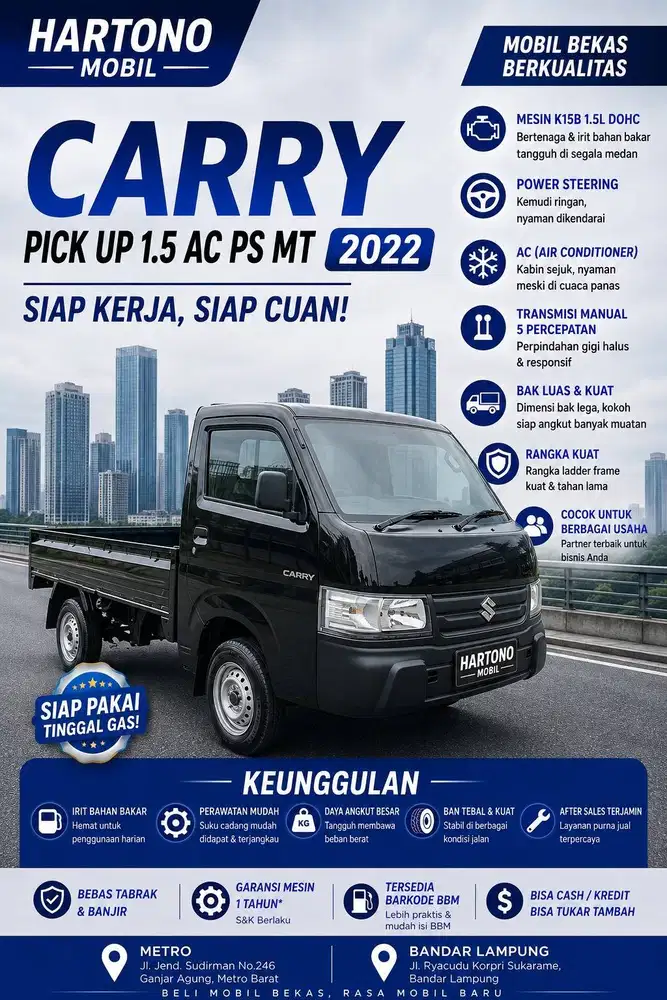 Carry Pick Up 1.5 AC PS MT 2022