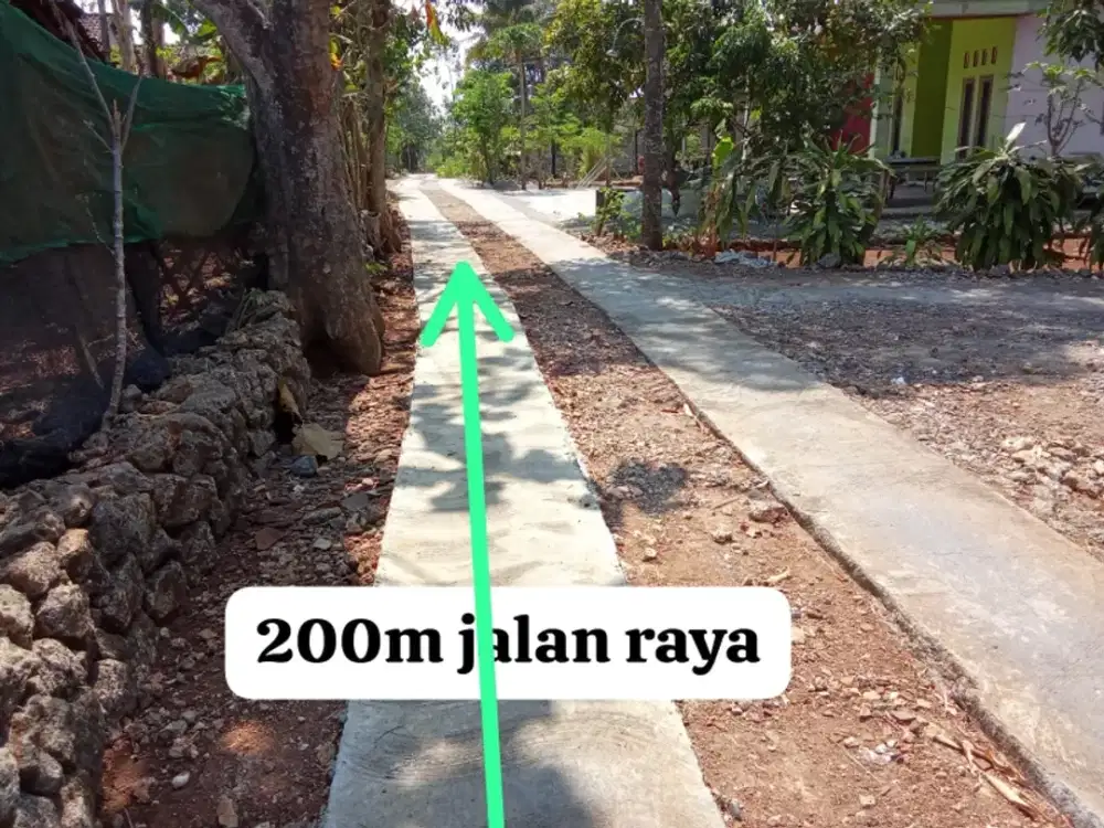 Dijual pekarangan di gunung kidul semanu 375m