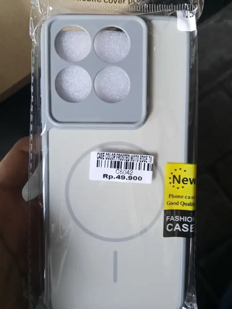 CASE COLOR FROSTED MOTO EDGE 70