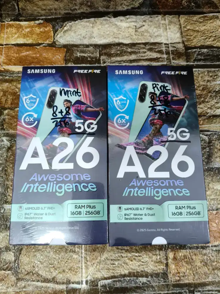 SAMSUNG A26 5g 8/256 BARU SEGEL GARANSI RESMI SAMSUNG