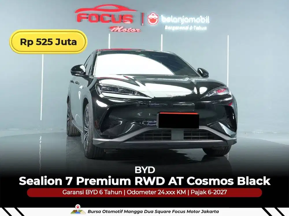 [ BERGARANSI ] BYD Sealion 7 Premium RWD AT 2025/2026 24RB KM BLACK