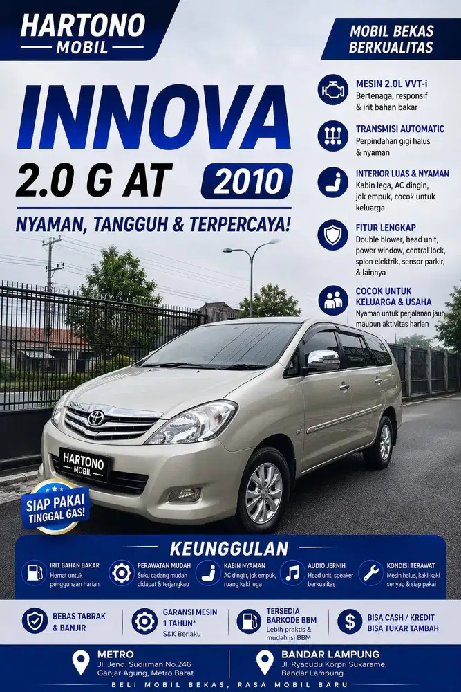 INNOVA 2.0 G AT 2010