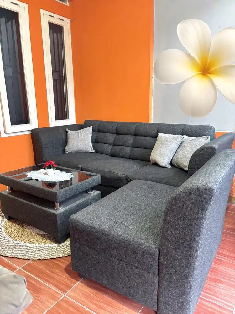Sofa L fullsett