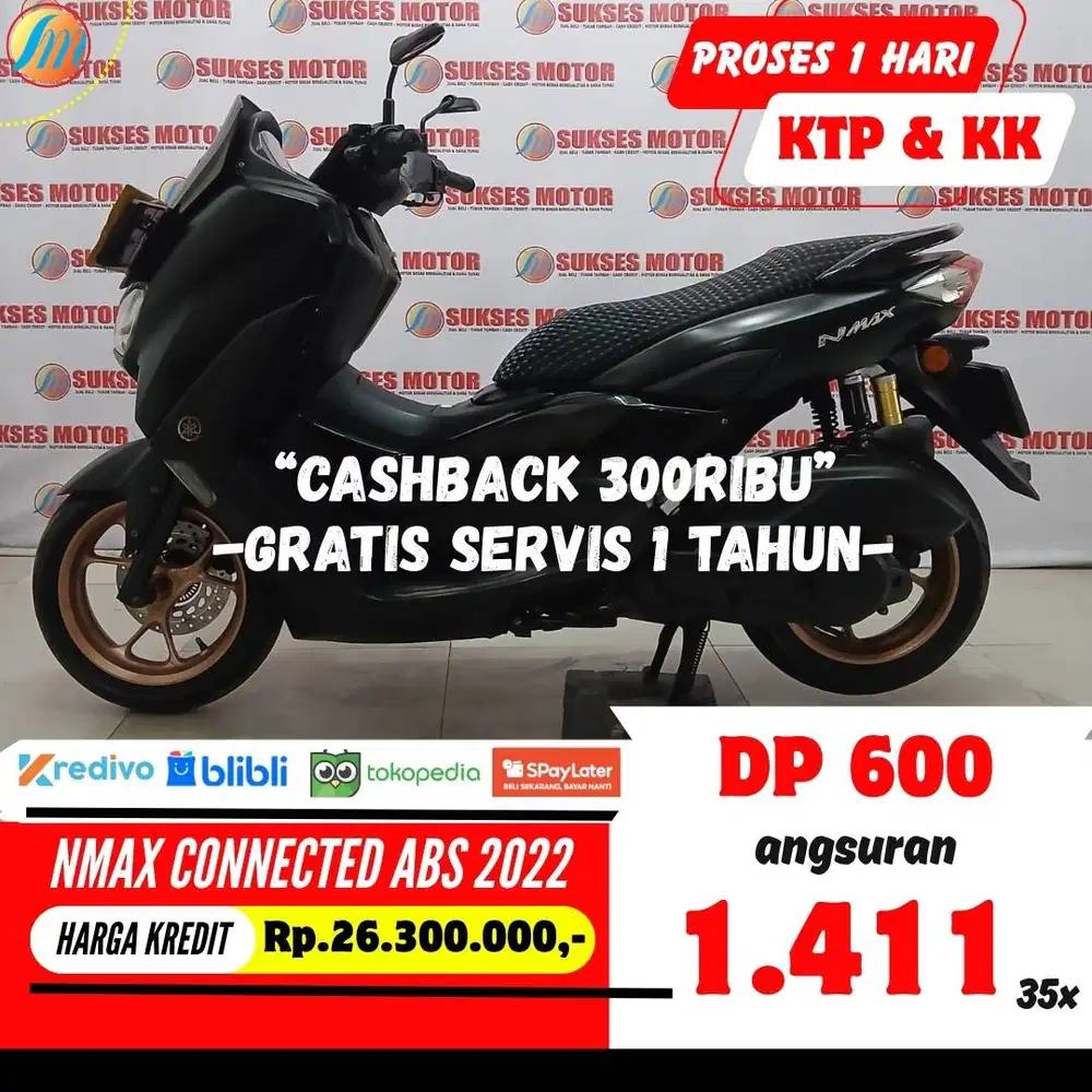 DP PROMO 600RIBU YAMAHA NMAX CONNECTED ABS 2022 ANGSURAN RENDAH KTP KK