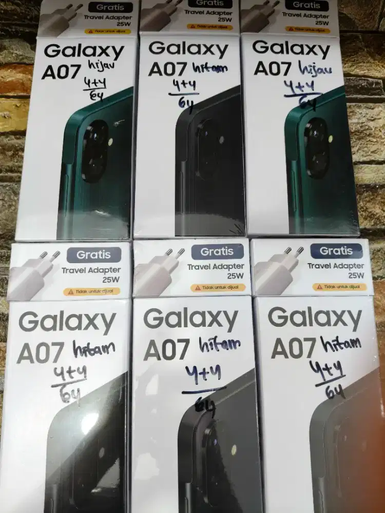 SAMSUG A07 4/64 BARU SEGEL GARANSI RESMI