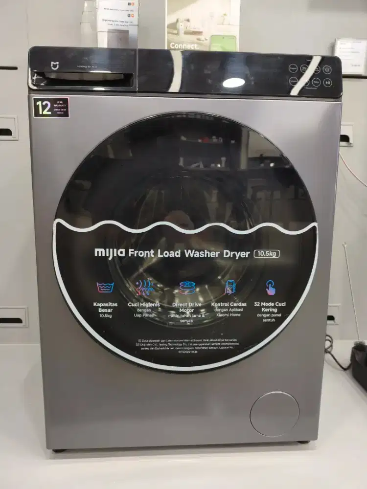 READY STOK !! Mijia Front Load Washer Dryer 10.5Kg