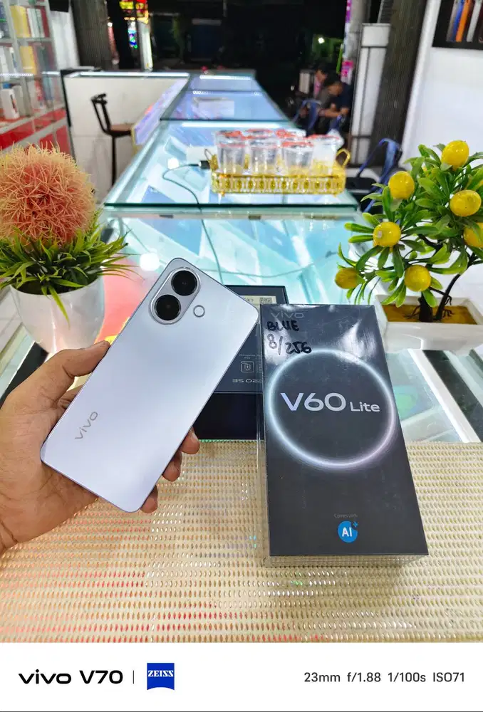 Vivo V60 Lite Ram 8+8Gb/ 256Gb Fullset Mulus Like New Original 100%