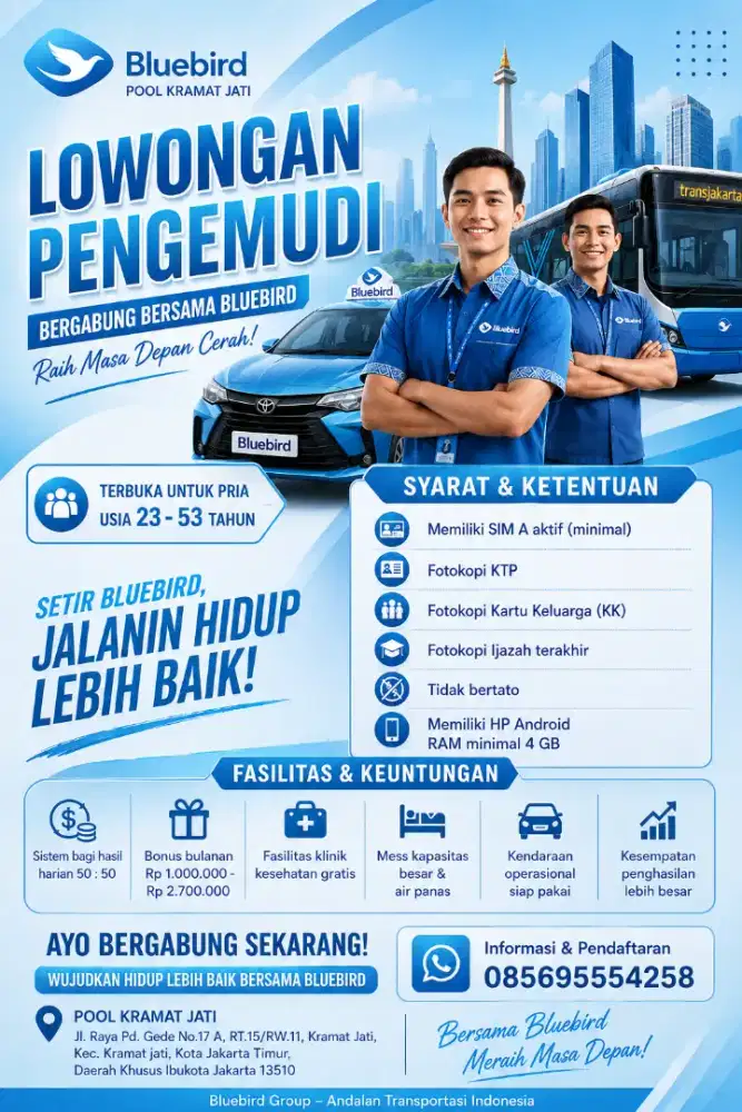 Dibuka lowongan driver