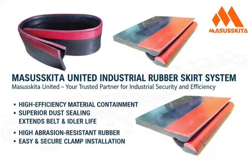 Jual Rubber Skirt Conveyor Belt