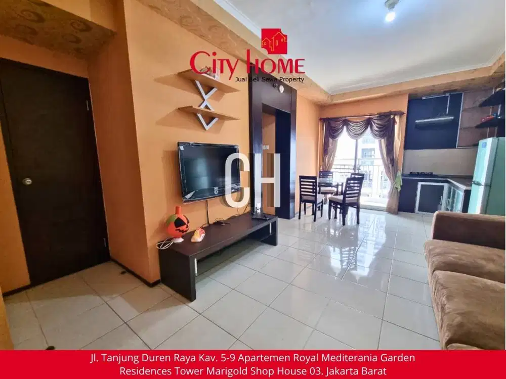 UNIT LANGKA! Apatemen 3 Kamar Furnished Sewa Murah, Siap Huni
