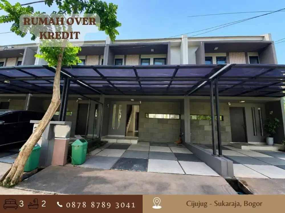 Jual Rumah OVER KREDIT 2LT 98JT di Graha Laras Sentul dkt Tol