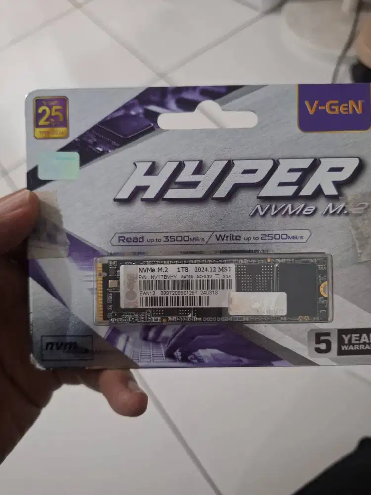 Dijual SSD Vgen 1Tb NVME