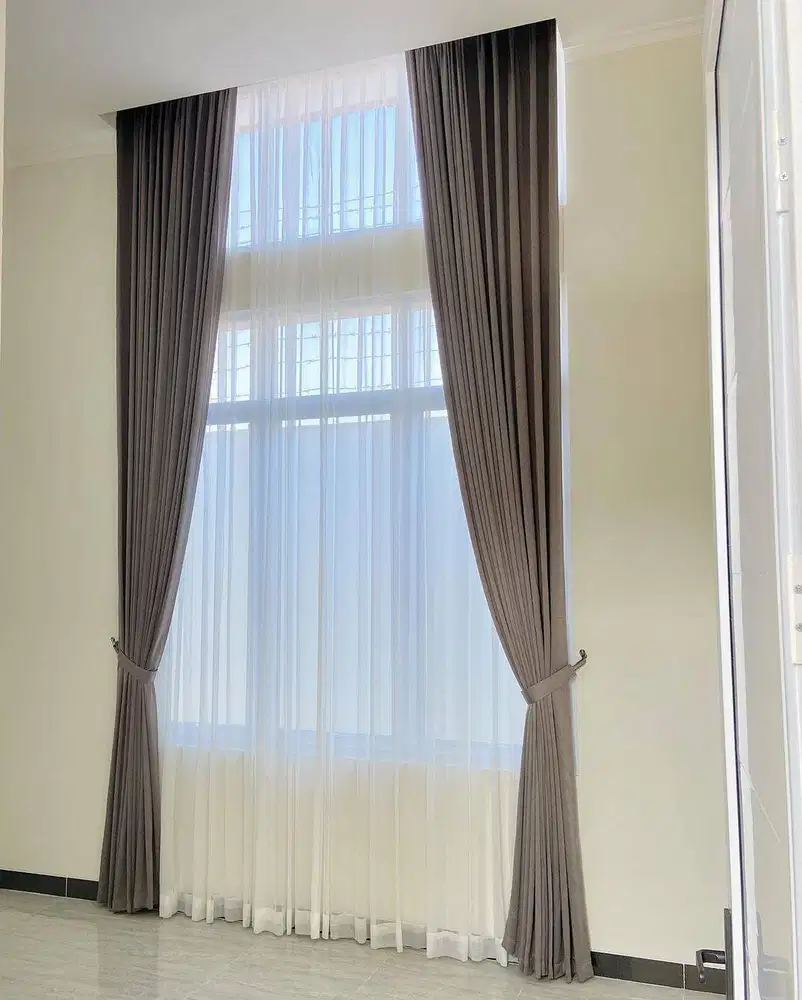 Jasa Pasang Gorden Custom Wallpaper Dinding 3D Gordyn Hordeng Korden