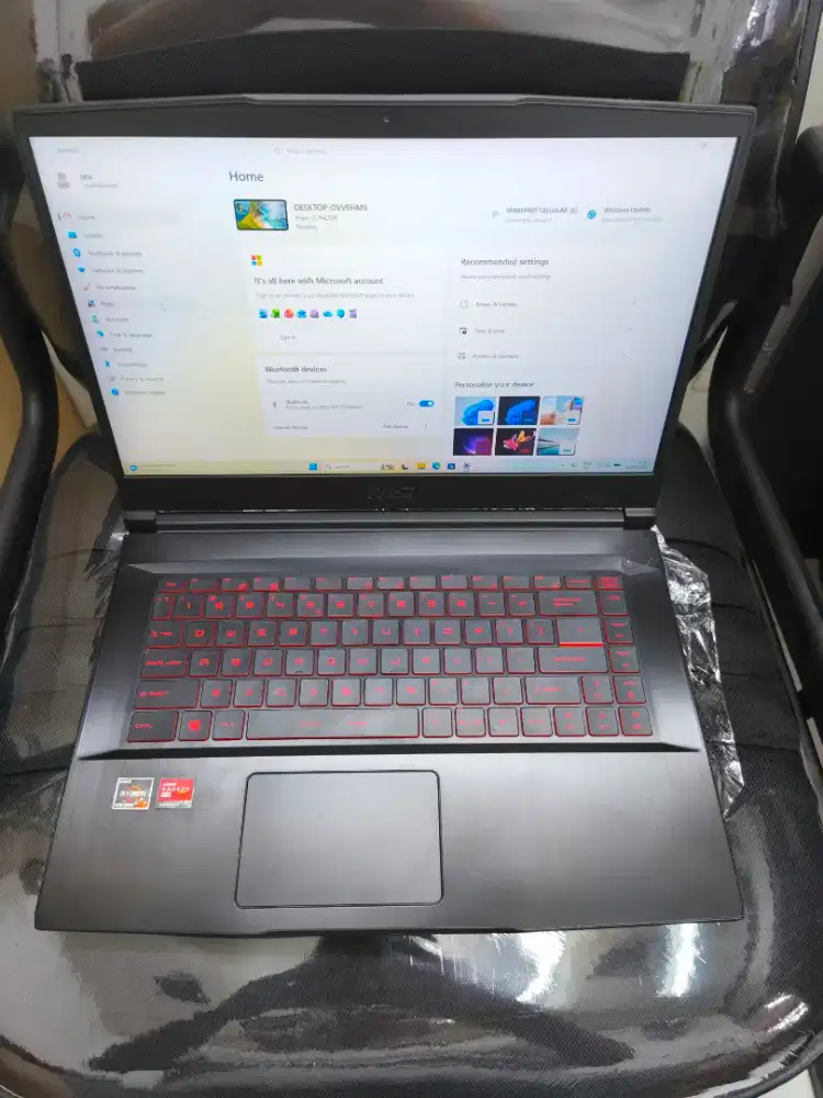 MSI bravo 15 second