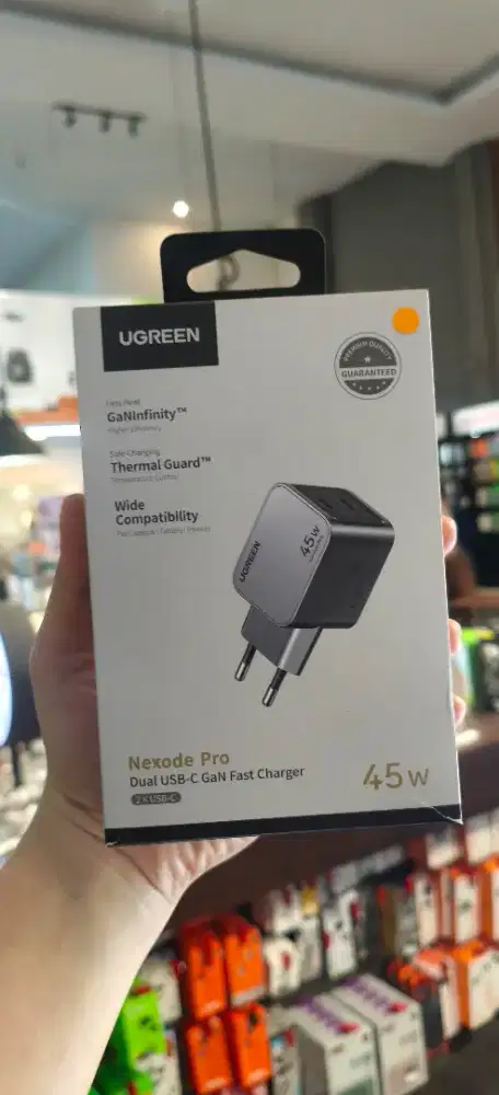 UGREEN Kepala Charger iP GaN 45W GaN Nexode Pro Type C 35008