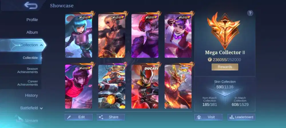 AKUN MOBILE LEGENDS + MCGG