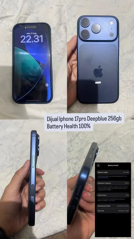 JUAL CEPAT 17 PRO 256 NEGO
