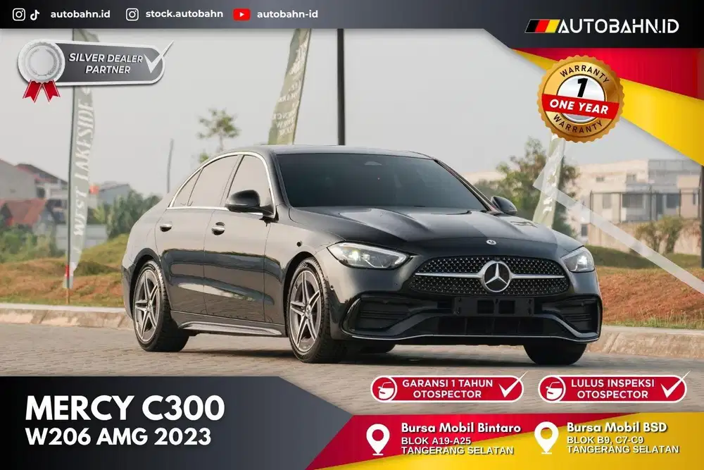 Mercedes Benz C300 AMG 2023 W206 Black Warranty! C200 e300 330i 520i