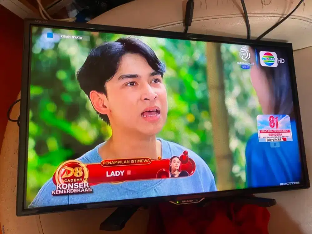 LED TV Digital Sharp 24 Inch Dijual Murah Tanpa STB - Nego