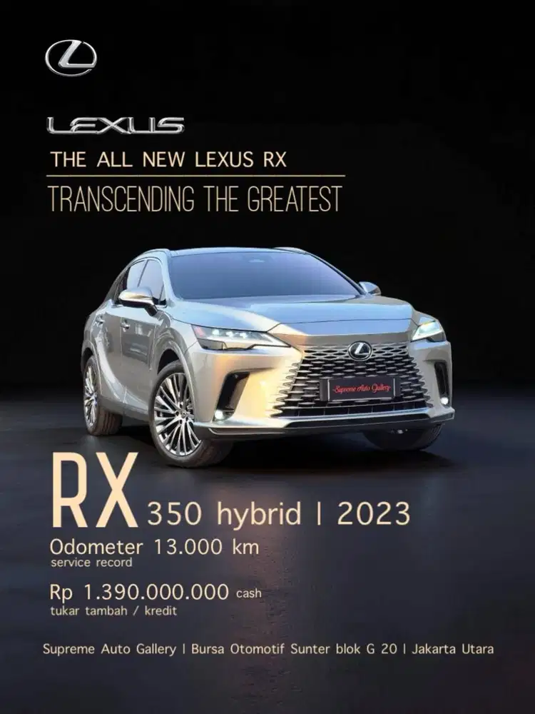 Lexus RX 350h 2.5 Luxury 2023