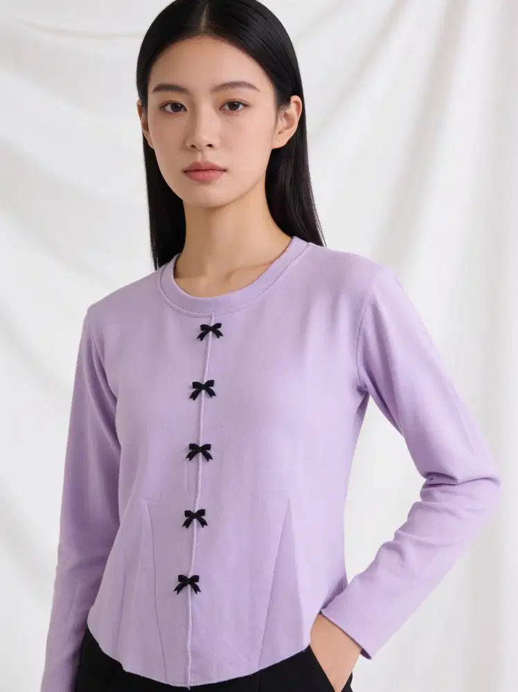 Blouse Wanita Premium Korean Style | Atasan Lengan Panjang | Detail Pi