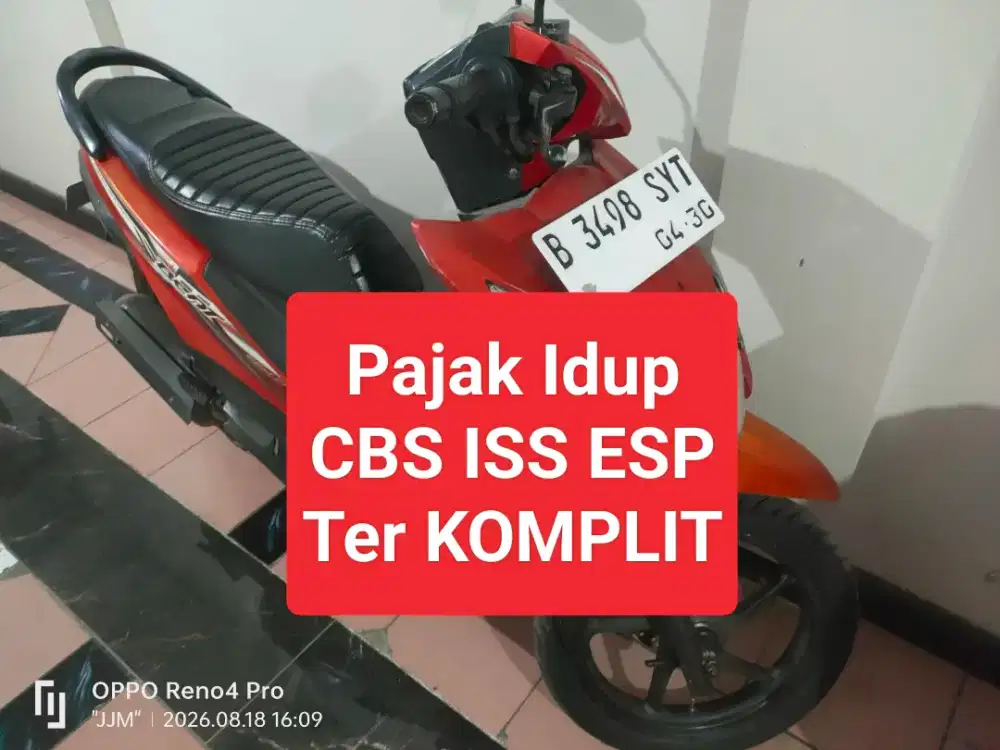 Honda Beat Iss Pajak Idup Cbs Esp iss Ban Baru