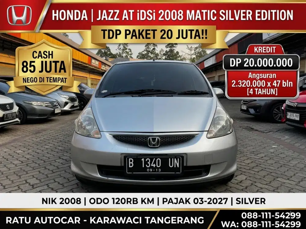 DP PROMO 20JT JAZZ IDSI MATIC 2008 ANTIK FULL ORIGINAL