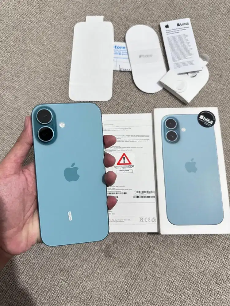 Iphone 16 128gb resmi indonesia fullset