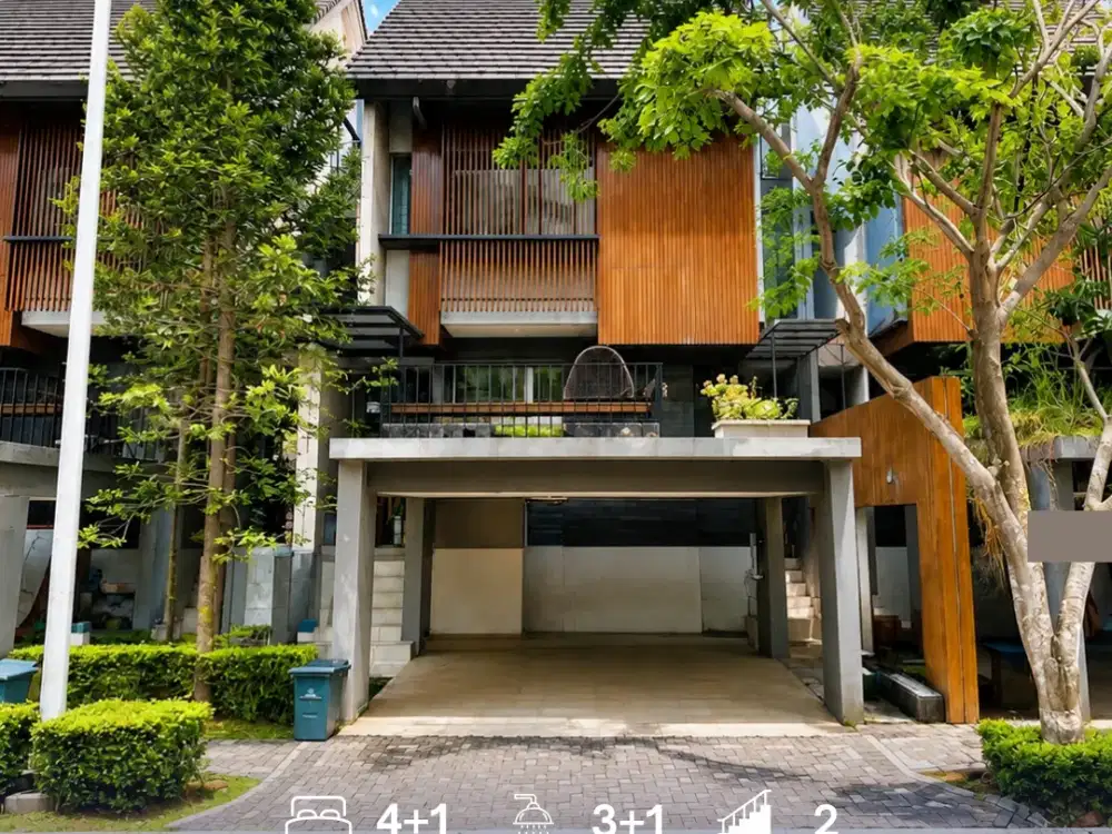 Rumah Cantik Furnished Siap Huni di Kawasan Greenwich BSD City