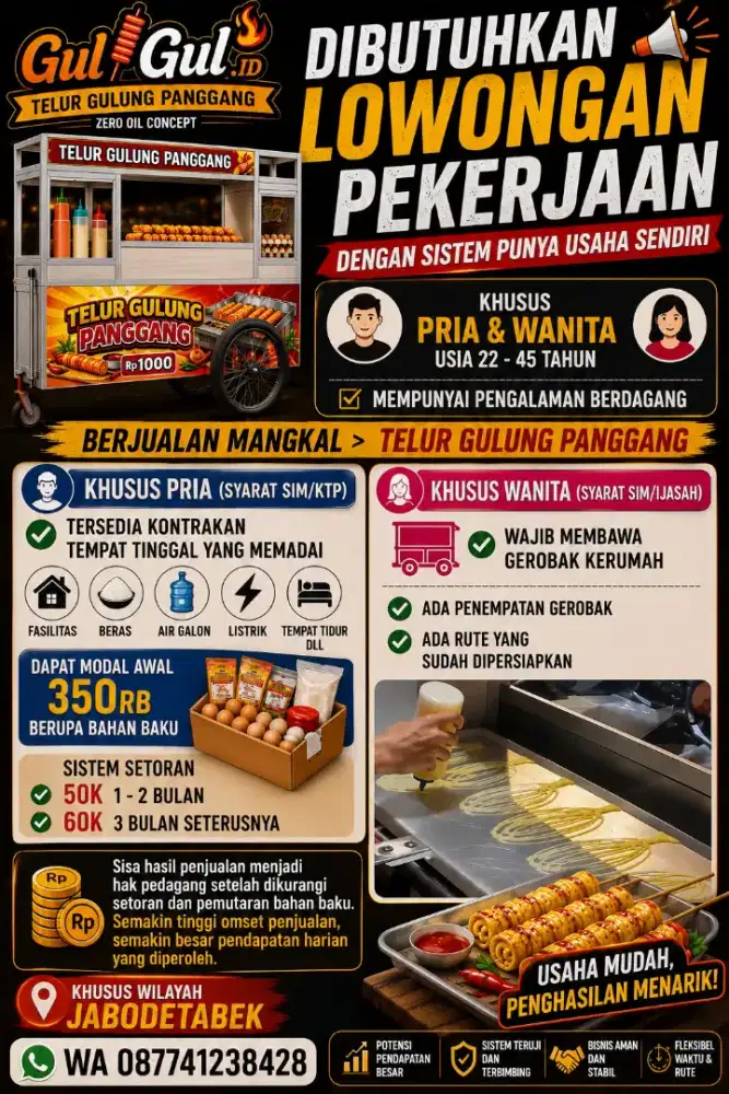 Lowongan Kerja Telor gulung panggang