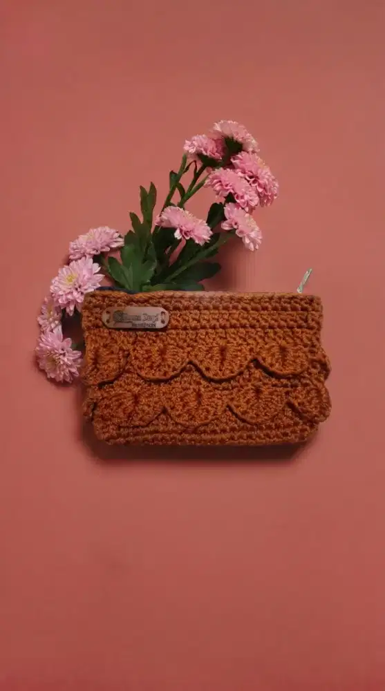 Dompet koin rajut