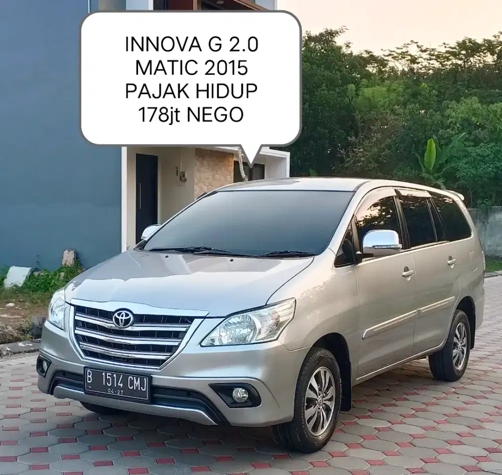 INNOVA G 2.0 BENSIN MATIC 2015