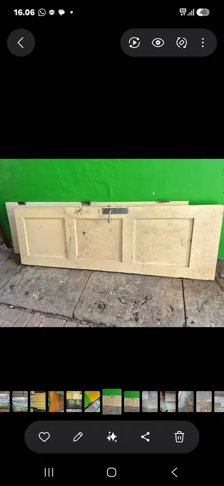 Jual cepat pintu bekas