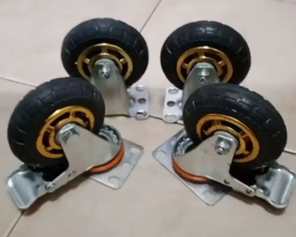 Roda trolly roda gerobak 4inchi