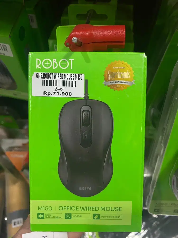 robot wired mouse m150