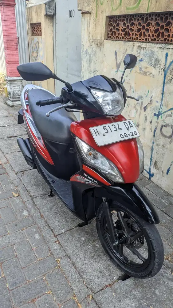 Spacy 2013 Merah Glossy Original Mesin Nyuss