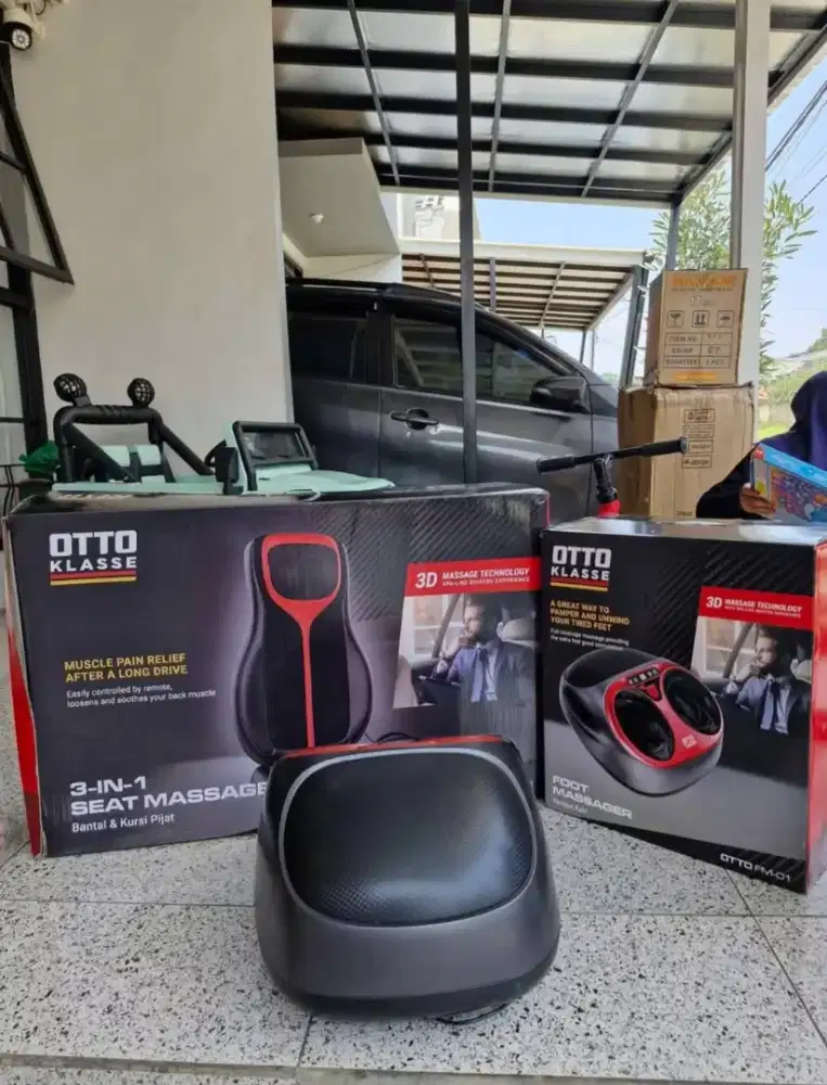 1set Kursi Pijat Super 3In1 & Foot Massager Alat Pijat Kaki