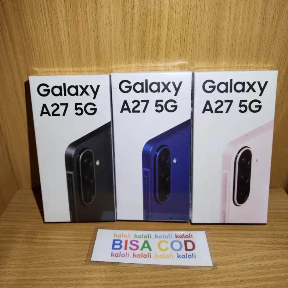 Samsung Galaxy A27 5G 8/128.
New Segel Garansi Resmi Samsung Indonesia