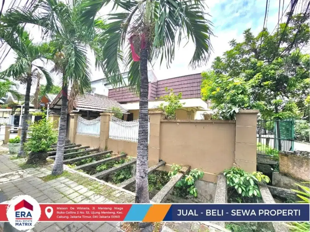 Jual Rumah Mewah 2 Lantai Hook di Pulo Asem Timur Raya, LT 375 m², LB 500 m², Rp8,5 M Nego