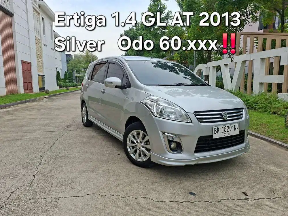 Odo 60rb ‼️Ertiga 1.4 GL AT 2013 Silver ertiga GX AT 2013 avanza AT