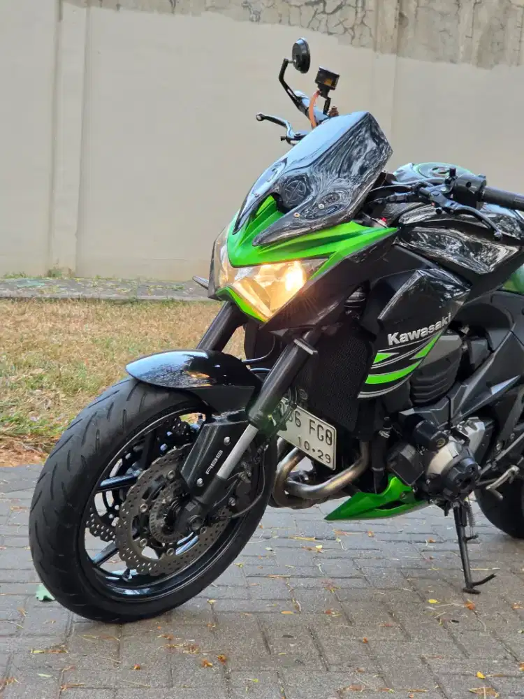 Moge Naked Kawasaki Z800 th 2014 Low Km Antik Modif Siap Gas Turing