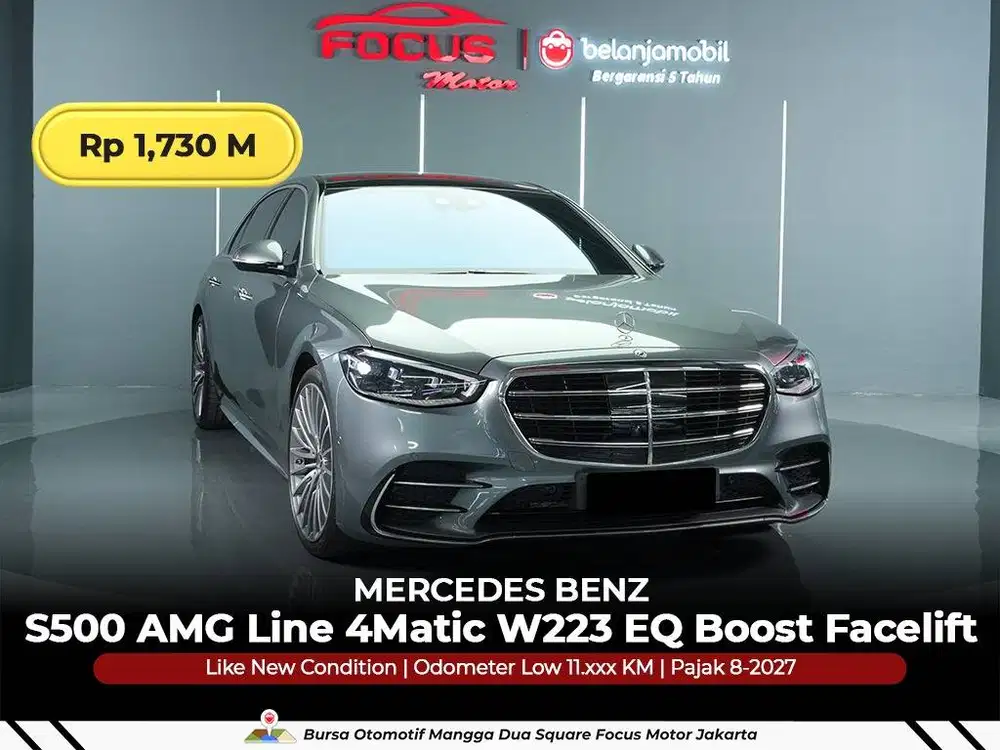 [ LOW KM 11RB ] Mercedes Benz Mercy S500 S 500 AMG W223 2023/2024 Grey