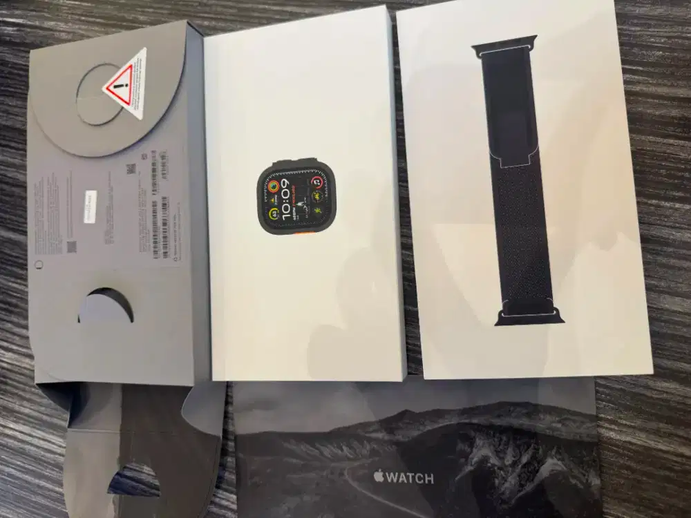 NEW SEGEL apple watch ultra 2 ibox black titanium trail loop