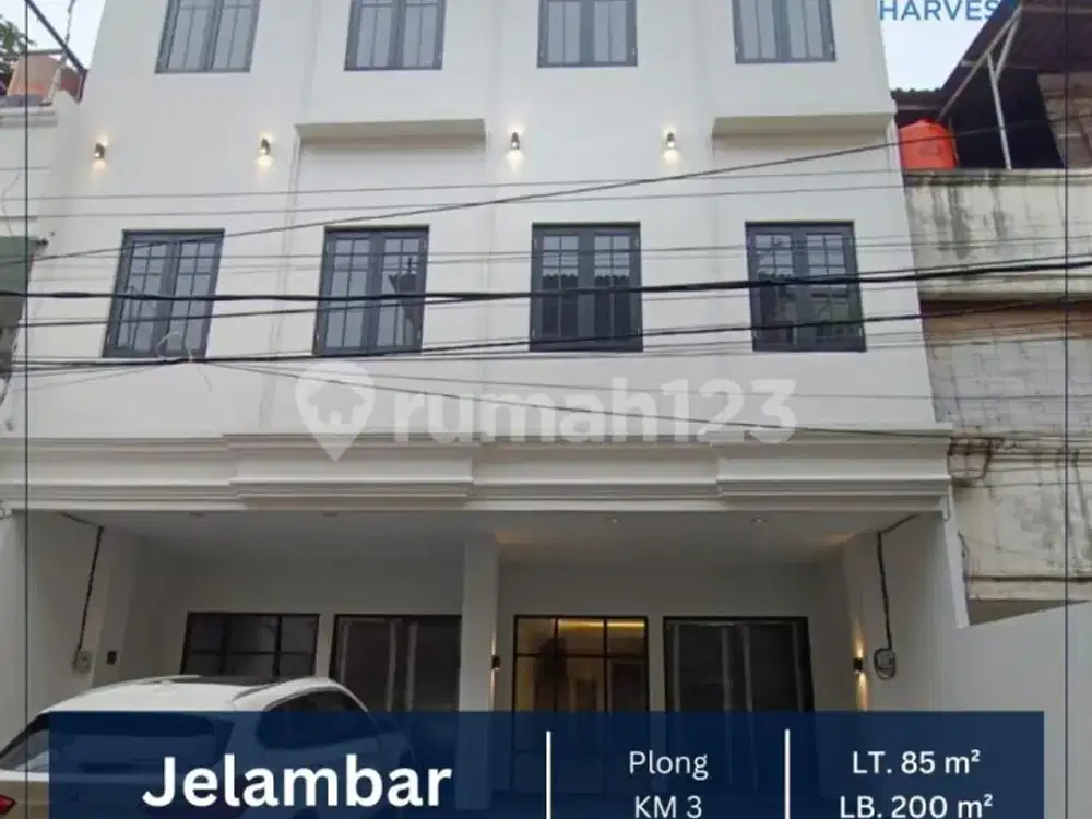 Dijual Cepat - Rumah Bagus Cocok Untuk Tempat Usaha Dekat Dengan Exit Tol & Kantor Bisa KPR Di Jelambar, Jakarta Barat