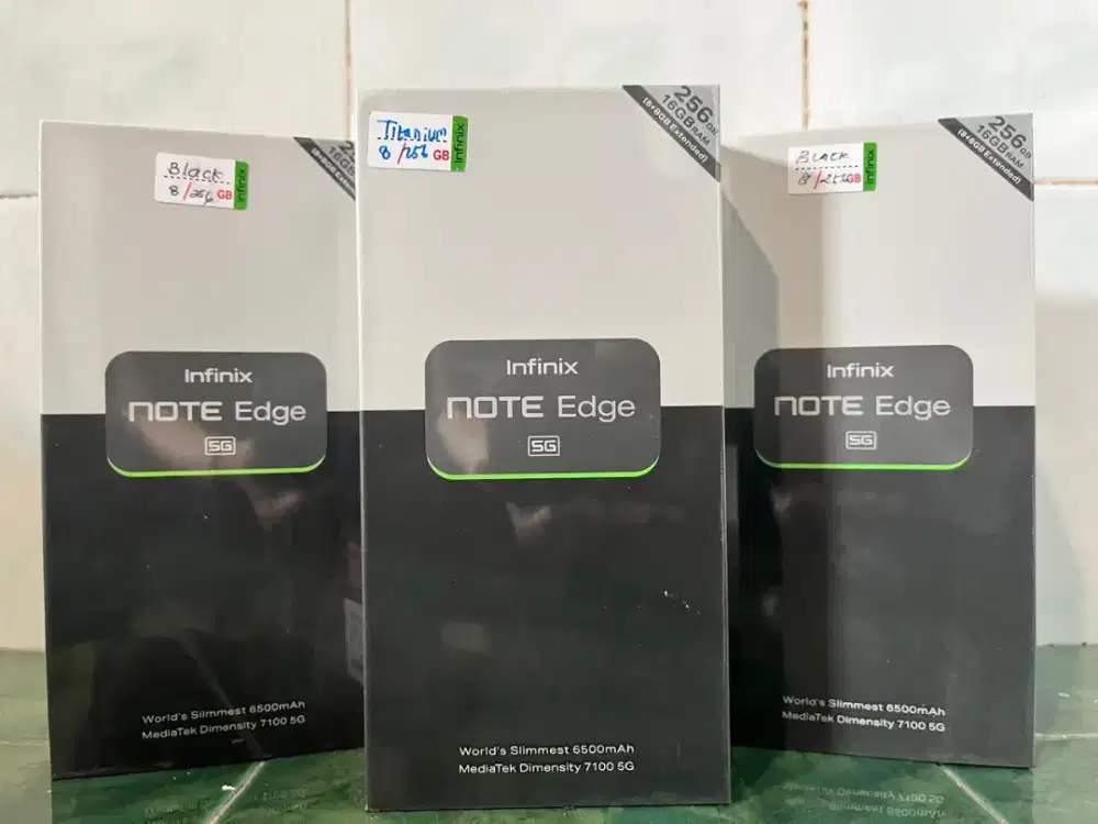 Infinix Note Edge 5G+ 8GB/256GB Promo Murah New Segel