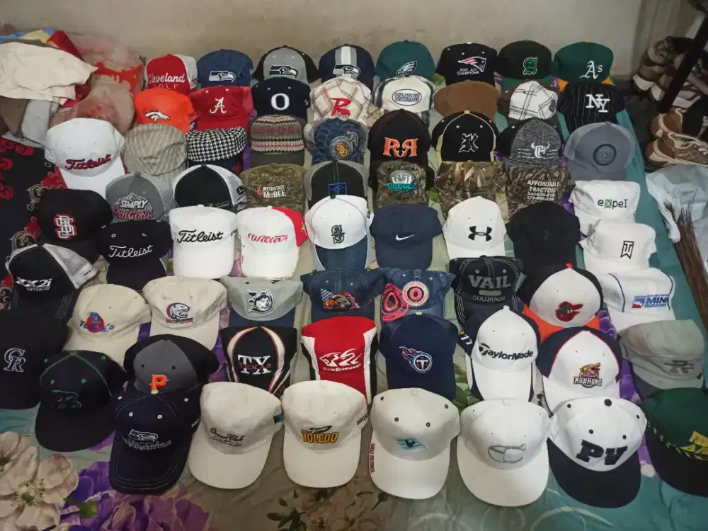 Topi second campuran
