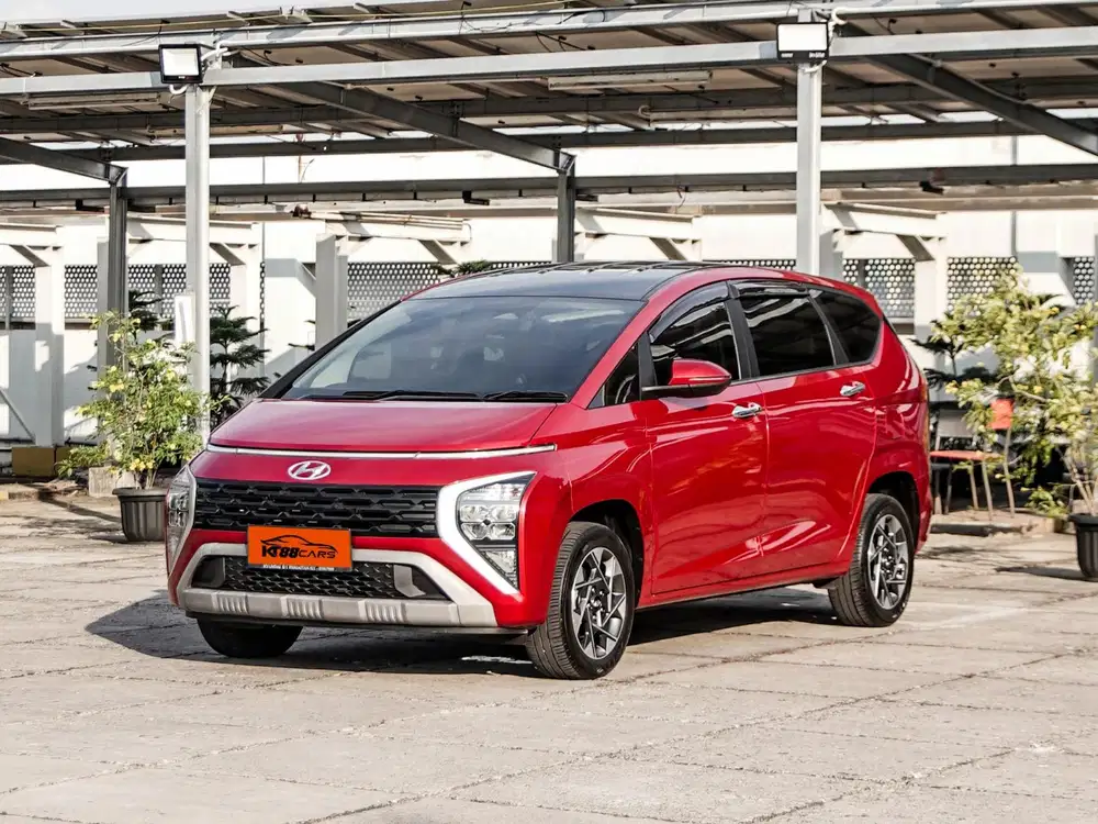Hyundai Stargazer Prime metik 2023 captain seat merah ganjil