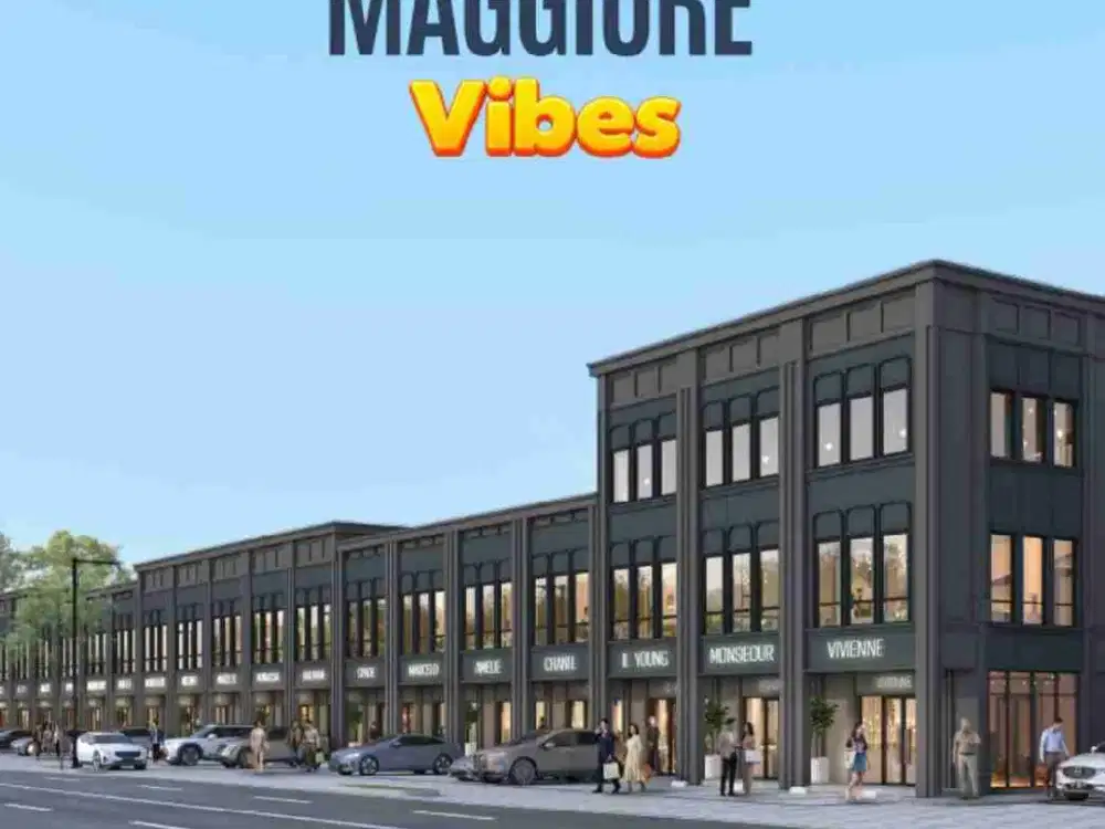 Ruko Komersial Maggiore Vibes, Altadena Square, Pasadena Square South New Type Open Tanpa undi Paramount Gading Serpong
